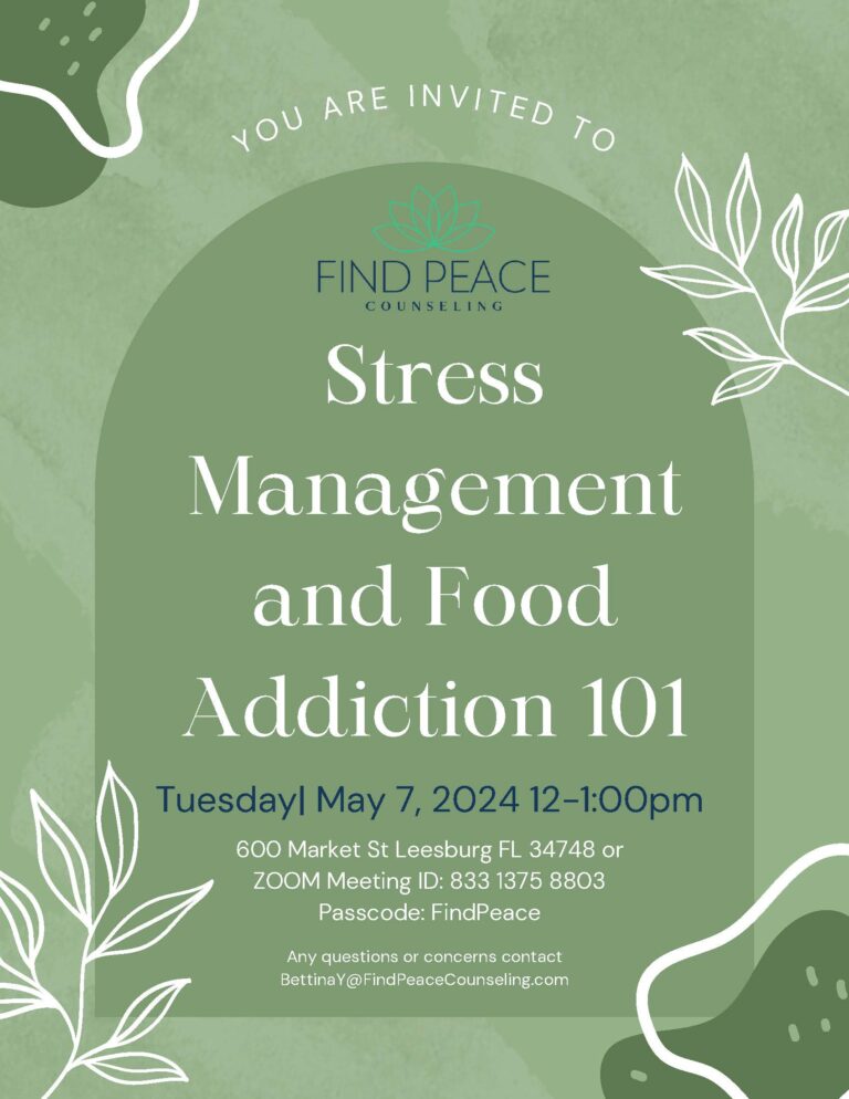 Stress Management and Food Addiction 101 Page 2 768x994